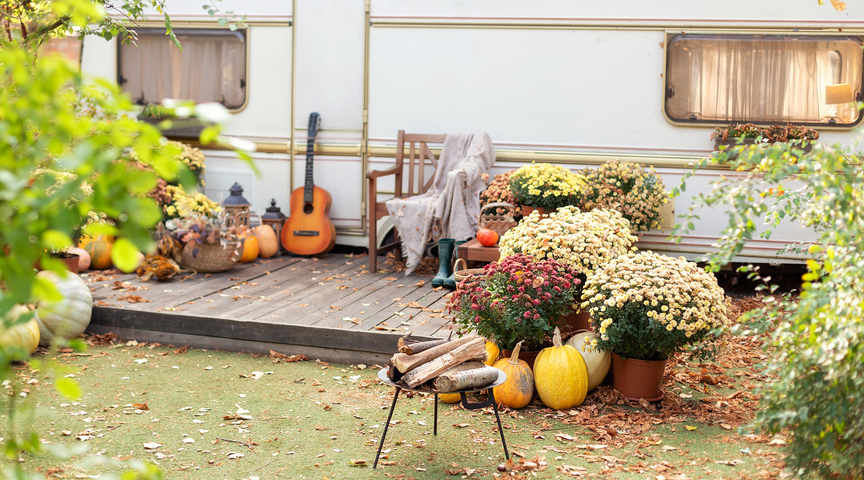 Campingplatz am See.